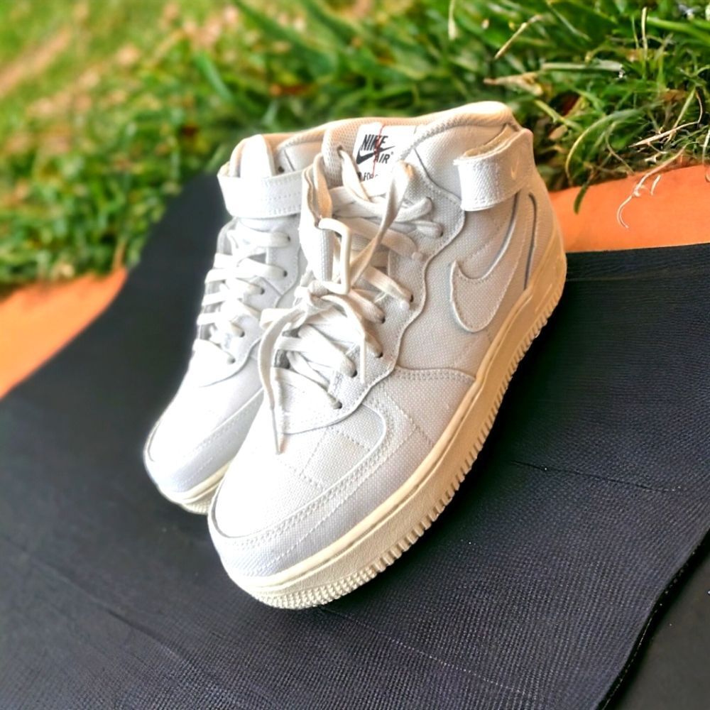 Nike Air Force 1 '07 Mid LX Summit White‎ Canvas DZ4866-121 Women's Size …